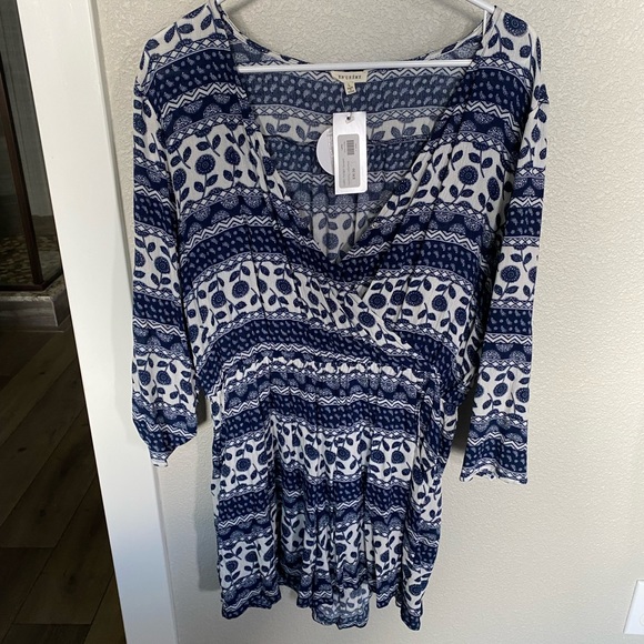 En Crème Blue Romper - Picture 7 of 7